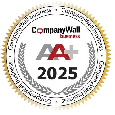 Valutazione CompanyWall AA+ 2025 di NAZA d.o.o.